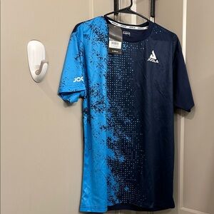 JOOLA Men's Blue and Black Short Sleeve Tee